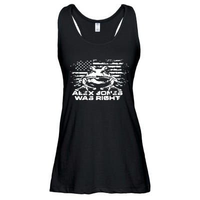 Right About Frogs Ladies Essential Flowy Tank