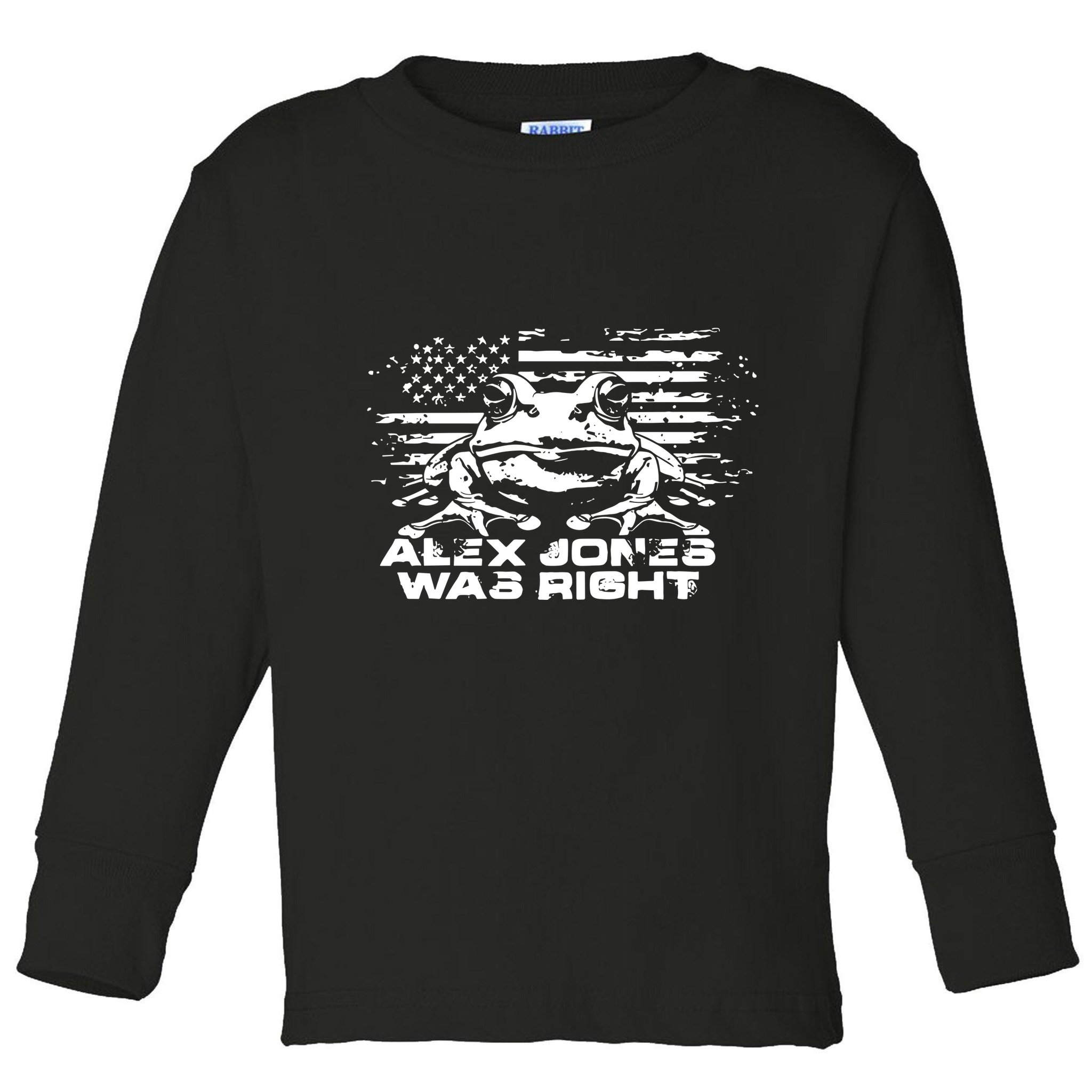 Right About Frogs Toddler Long Sleeve Shirt