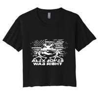 Right About Frogs Women's Crop Top Tee