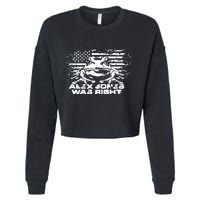 Right About Frogs Cropped Pullover Crew