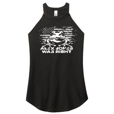 Right About Frogs Women’s Perfect Tri Rocker Tank