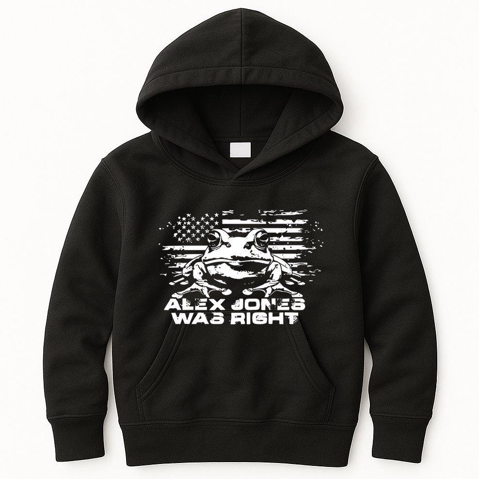 Right About Frogs Kids Hoodie