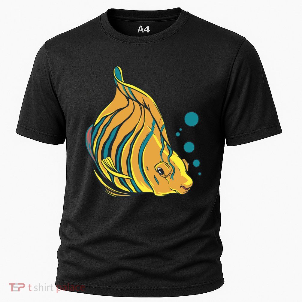 Royal Angel Fish Cooling Performance Crew T-Shirt