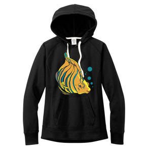 Royal Angel Fish Women's Fleece Hoodie