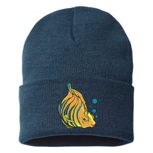 Royal Angel Fish Sustainable Knit Beanie