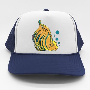 Royal Angel Fish Trucker Hat