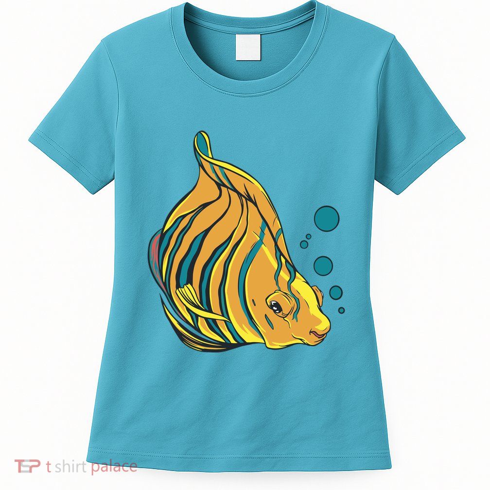 Royal Angel Fish Womens T-Shirt