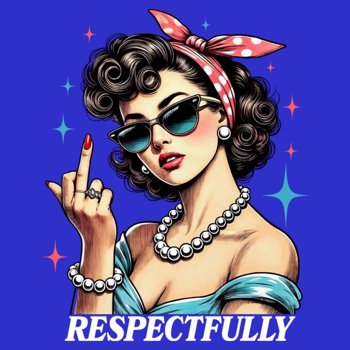 Respectfully A Funny Sarcasm Meme Design For Those That Tell It Like It Is Mousepad