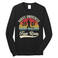 Rabies Awareness Fun Run Funny TV Comedy Running Long Sleeve Shirt