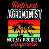 Retired AGRONOMIST Funny Bag