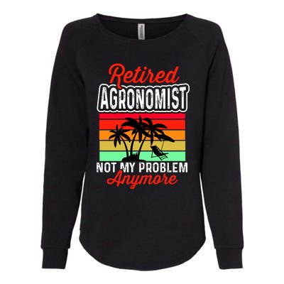 Retired AGRONOMIST Funny Womens California Wash Sweatshirt