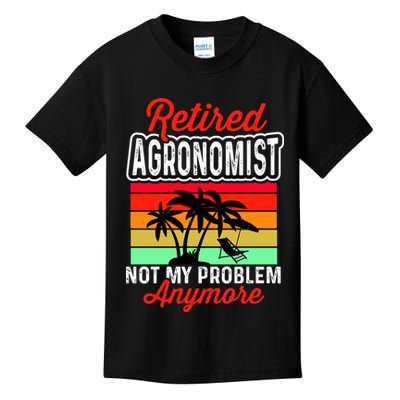 Retired AGRONOMIST Funny Kids T-Shirt