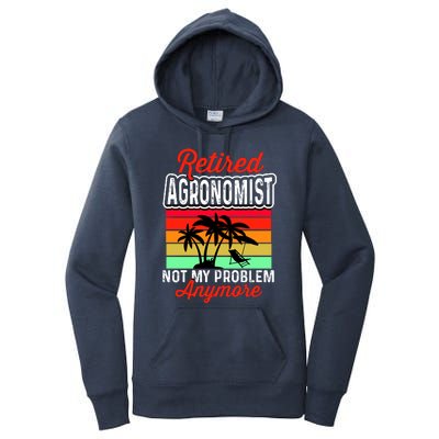 Retired AGRONOMIST Funny Women's Pullover Hoodie