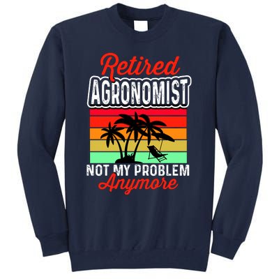 Retired AGRONOMIST Funny Tall Sweatshirt