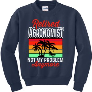 Retired AGRONOMIST Funny Kids Sweatshirt