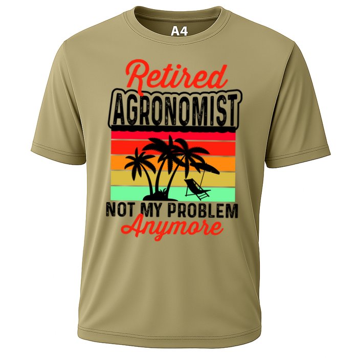 Retired AGRONOMIST Funny Cooling Performance Crew T-Shirt
