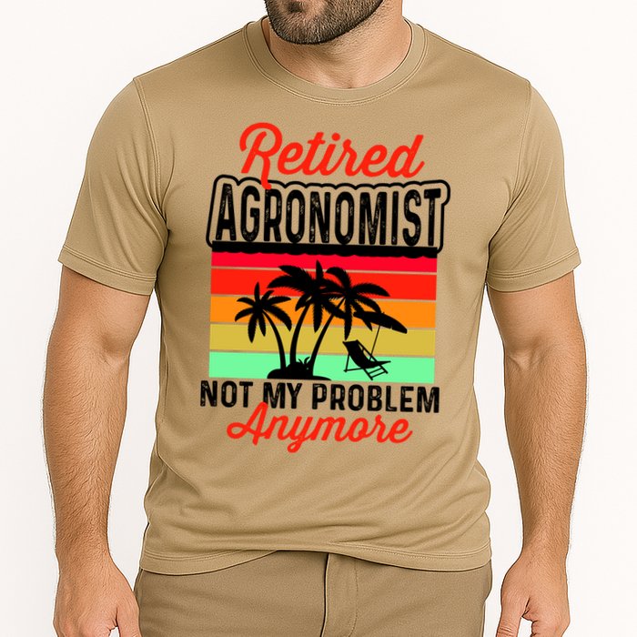 Retired AGRONOMIST Funny Cooling Performance Crew T-Shirt