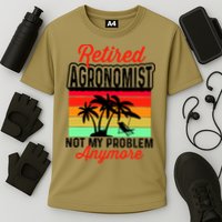 Retired AGRONOMIST Funny Cooling Performance Crew T-Shirt