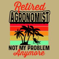 Retired AGRONOMIST Funny Cooling Performance Crew T-Shirt