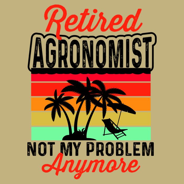 Retired AGRONOMIST Funny Cooling Performance Crew T-Shirt