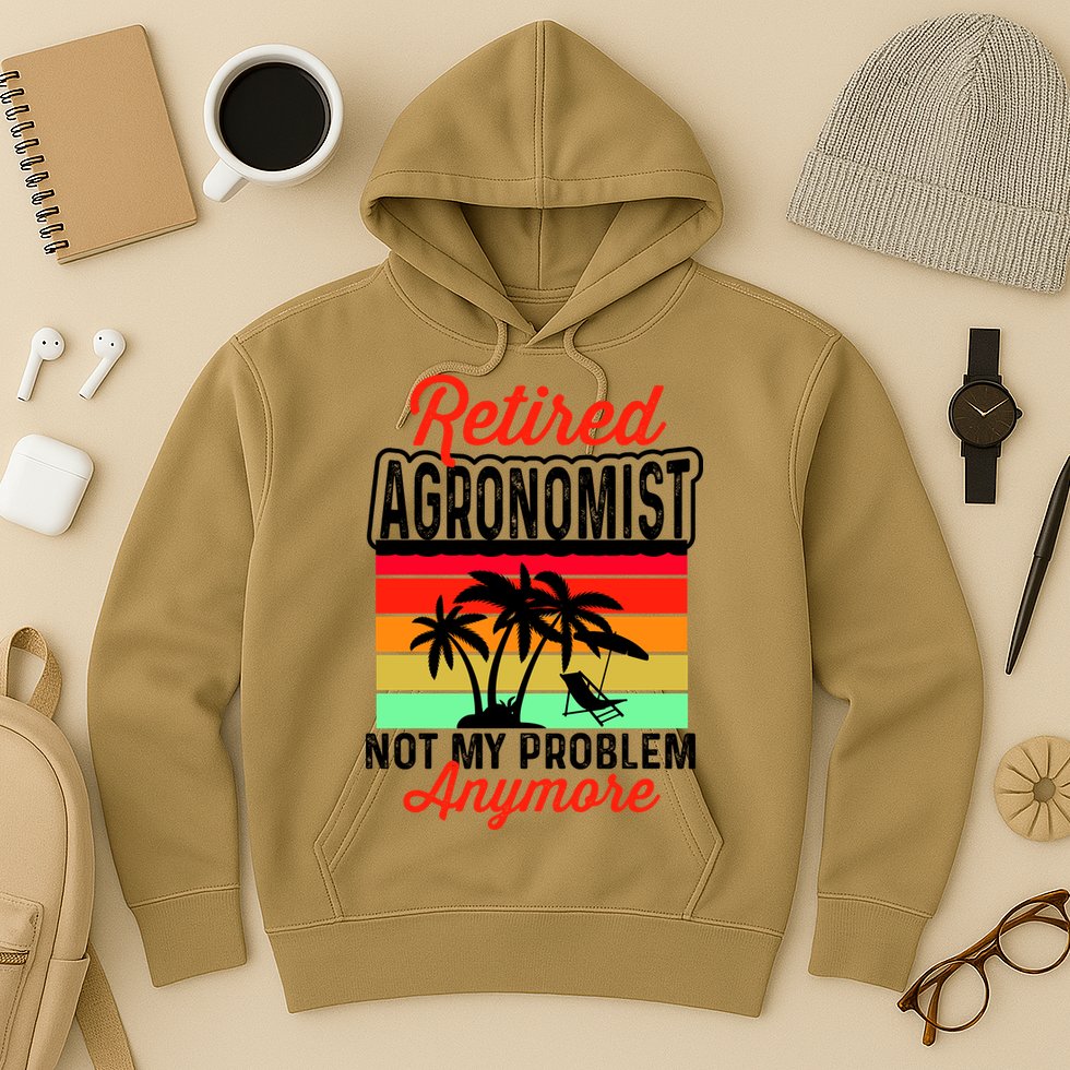 Retired AGRONOMIST Funny Hoodie