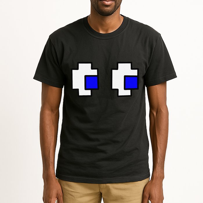 Retro Arcade Game Ghost Eyes Tall T-Shirt