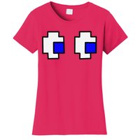 Retro Arcade Game Ghost Eyes Women's T-Shirt