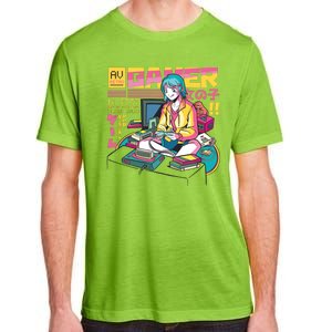 Retro Anime Gamer Girl Classic Adult ChromaSoft Performance T-Shirt