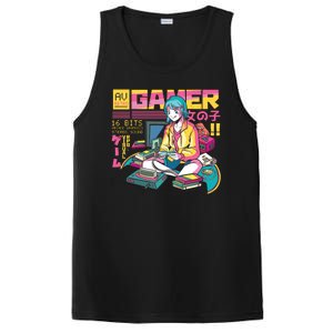 Retro Anime Gamer Girl Classic PosiCharge Competitor Tank