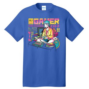 Retro Anime Gamer Girl Classic Tall T-Shirt