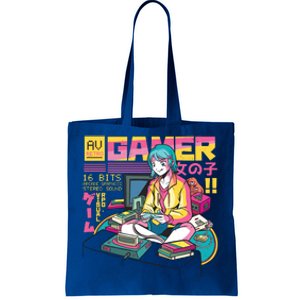 Retro Anime Gamer Girl Classic Tote Bag