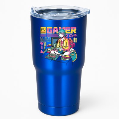 Retro Anime Gamer Girl Classic Tumbler
