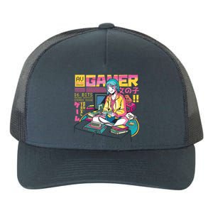 Retro Anime Gamer Girl Classic Yupoong Adult 5-Panel Trucker Hat