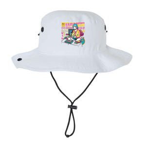 Retro Anime Gamer Girl Classic Legacy Cool Fit Booney Bucket Hat