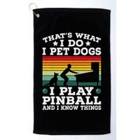 Retro Arcade Game Machine Gamer Pet Dogs Play Pinball Golf Towel