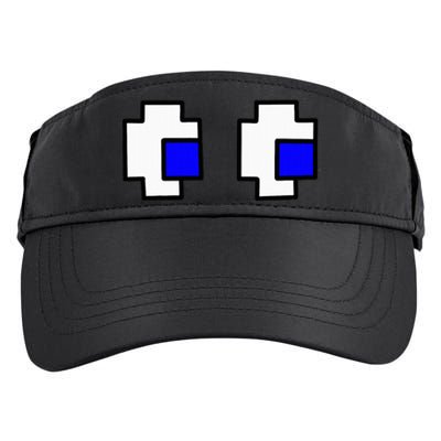 Retro Arcade Game Ghost Eyes Halloween Group Costume Adult Drive Performance Visor