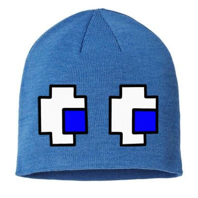 Retro Arcade Game Ghost Eyes Halloween Group Costume Sustainable Beanie