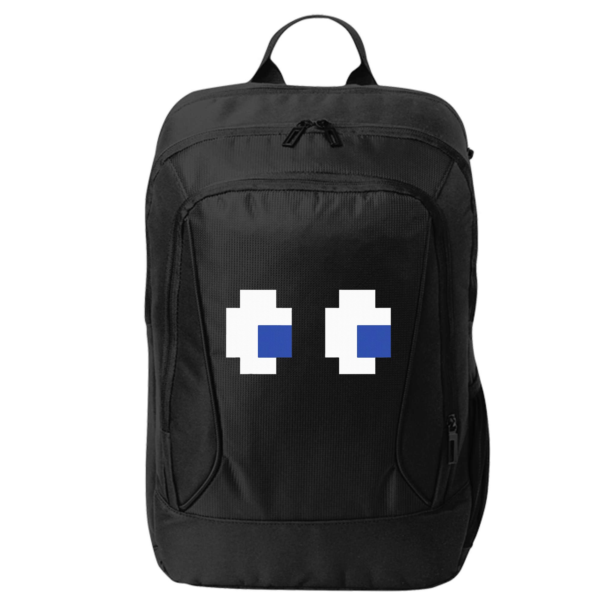 Retro Arcade Game Ghost Eyes Halloween Group Costume City Backpack