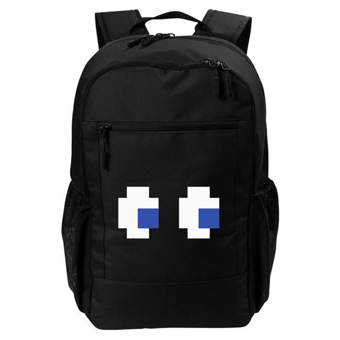 Retro Arcade Game Ghost Eyes Halloween Group Costume Backpack