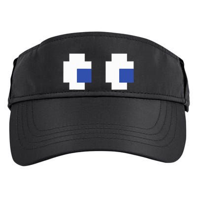 Retro Arcade Game Ghost Eyes Halloween Group Costume Adult Drive Performance Visor