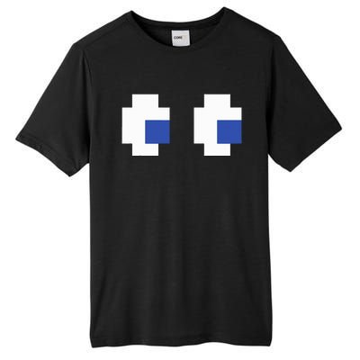 Retro Arcade Game Ghost Eyes Halloween Group Costume Tall Fusion ChromaSoft Performance T-Shirt