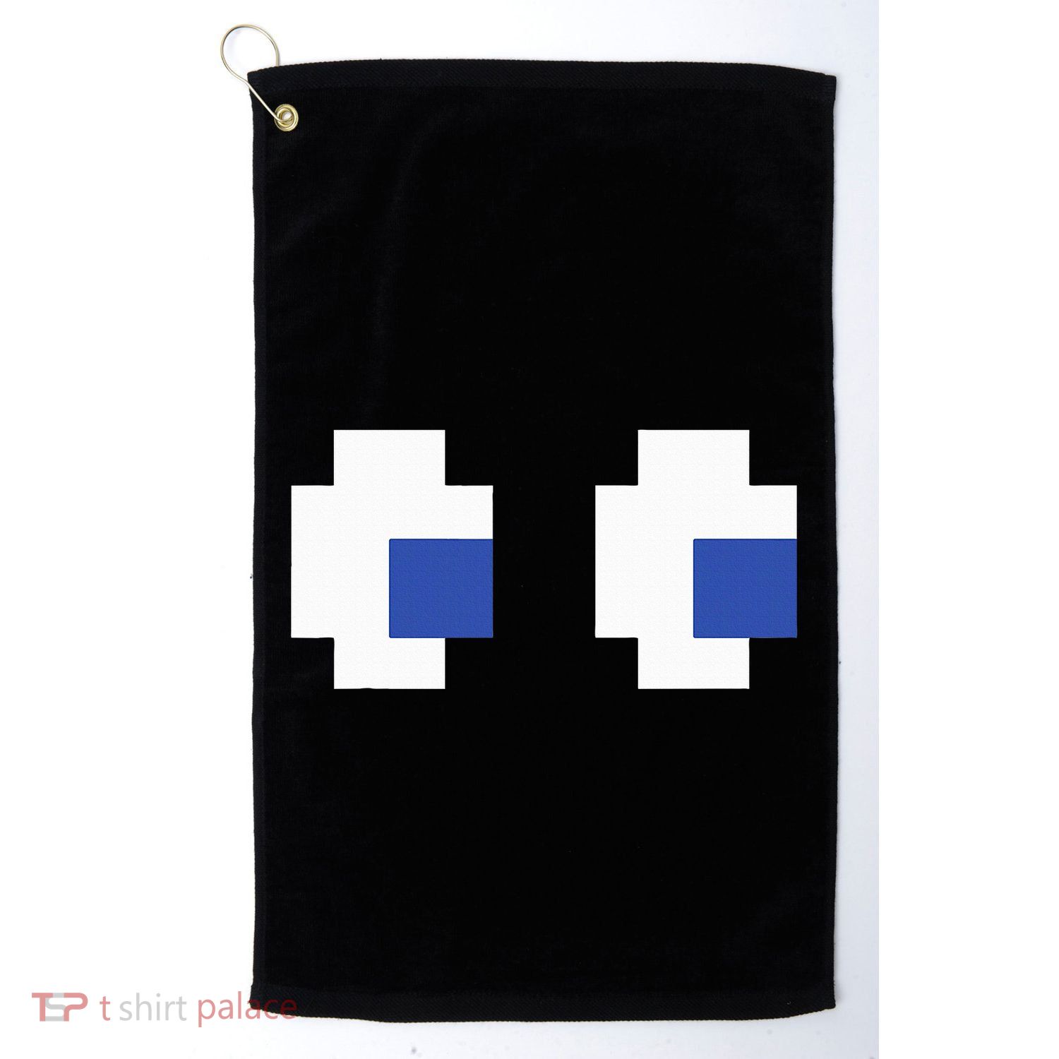 Retro Arcade Game Ghost Eyes Halloween Group Costume Golf Towel