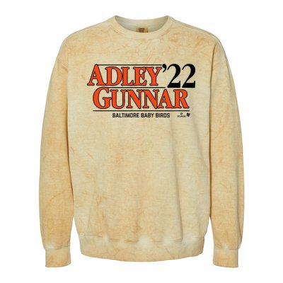 Rutschman&Henderson Adley Gunnar 22 Baltimore Baseball Colorblast Crewneck Sweatshirt