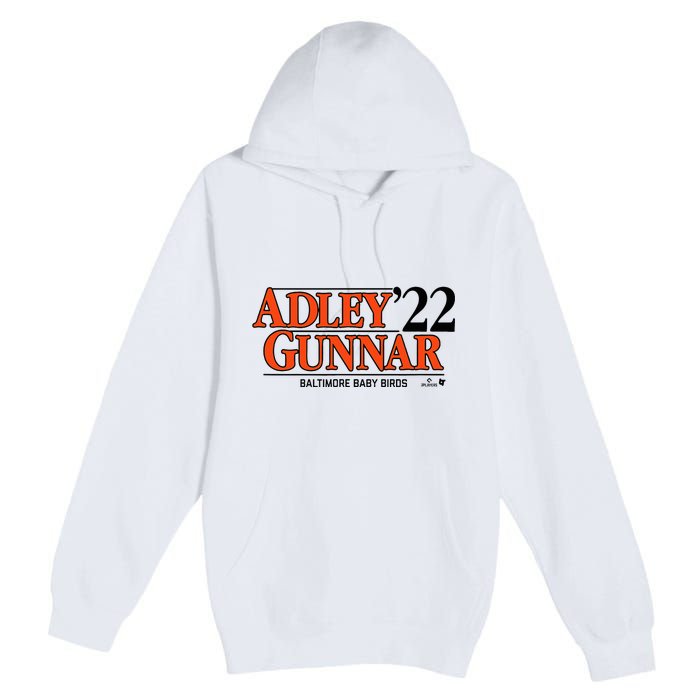 Rutschman&Henderson Adley Gunnar 22 Baltimore Baseball Premium Pullover Hoodie