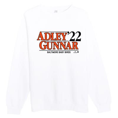 Rutschman&Henderson Adley Gunnar 22 Baltimore Baseball Premium Crewneck Sweatshirt