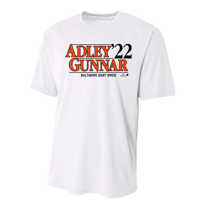 Rutschman&Henderson Adley Gunnar 22 Baltimore Baseball Performance Sprint T-Shirt