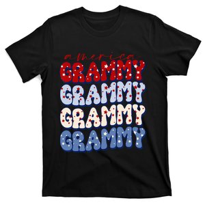 Retro American Grammy American Flag Cute 4th Of July T-Shirt