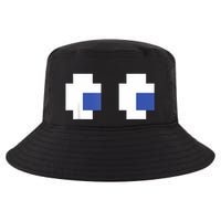 Retro Arcade Game Ghost Eyes Halloween Group Costume Cool Comfort Performance Bucket Hat