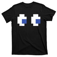 Retro Arcade Game Ghost Eyes Halloween Group Costume T-Shirt