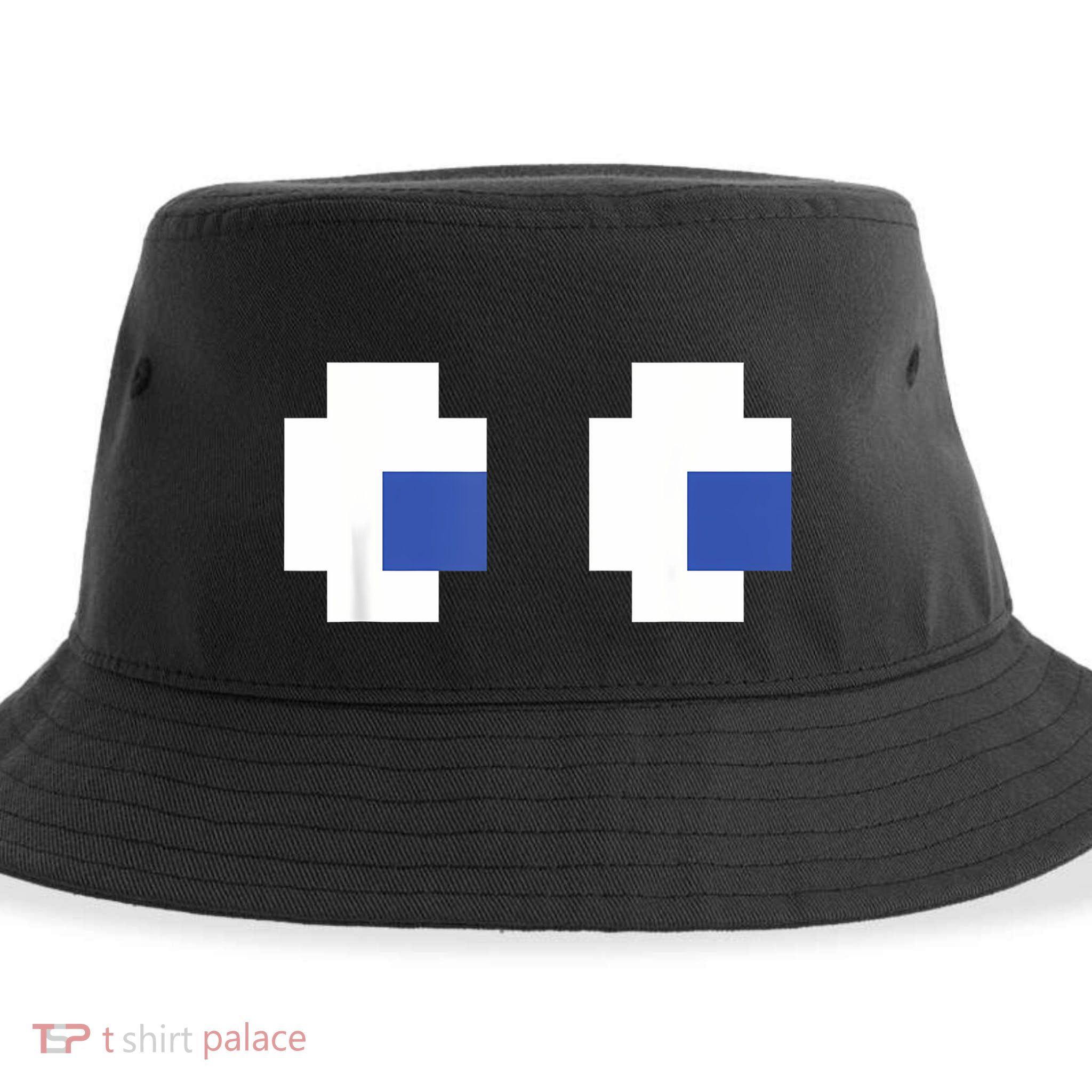Retro Arcade Game Ghost Eyes Halloween Group Costume Sustainable Bucket Hat